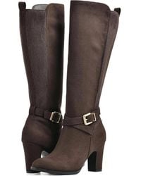 White Mountain - Teals Boots Dark Side Zip Knee-High Lion170 - Lyst