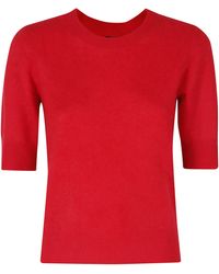 Herskind - Therese Ribbed Wool-Cashmere Knit Blouse - Lyst