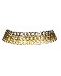 Streets Ahead - Multi Chain Leather Belt - Lyst