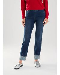 Fdj - Pull-On Straight Ankle Jeans - Lyst