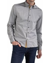 Vustra - Button Down Cotton Long Sleeve Shirt Top - Lyst