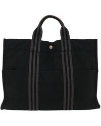 Hermès - Herline Cotton Tote Bag (pre-owned) - Lyst
