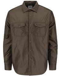 Aspesi - Nylon Shirt Jacket, Classic Collar - Lyst