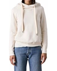 NSF - Lisse Fitted Loop Terry Hoodie - Lyst