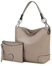 MKF Collection by Mia K - Viviana 2Pcs Hobo Bag With Wristlet By Mia K - Lyst