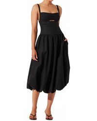 Astr - Jevi Sleeveless Bubble Midi Dress - Lyst