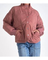 Elan - Quilted Bomber Jacket - Lyst