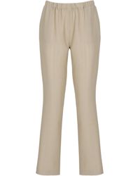Loulou de Saison - Scot Viscose Straight-Leg Pants - Lyst