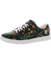 Cole Haan - Grand Crosscourt Ii Leather Floral Casual And Fashion Sneakers - Lyst