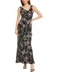 Norma Kamali - Deep Drape Neck Gown - Lyst