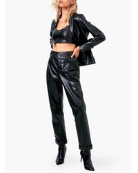 AS by DF - Denise Recycled Leather Trouser - Lyst