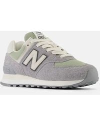 New Balance - 574 Wl574Ga2 Sneakers Slate Suede Trainers Shoes Tf6554 - Lyst