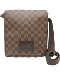 Louis Vuitton - Brooklyn Canvas Shoulder Bag (pre-owned) - Lyst