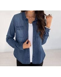 Grace and Lace - Chambray Button Up Shirt - Lyst