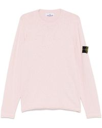 Stone Island - Relaxed-Fit Sweater With Distinctive Logo Patch - Lyst