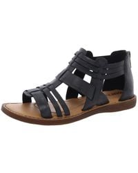 Born - Harmel Cushioned Footbed Leather Strappy Sandals - Lyst