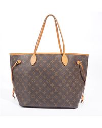 Louis Vuitton - Neverfull Monogram Coated Canvas - Lyst