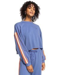 Roxy - Bright Lights Top Fleece Long Sleeve Crew Neck Gbo184 - Lyst