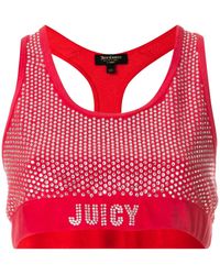 Juicy Couture - Velour Sports Bra - Lyst