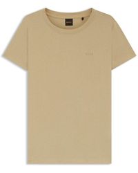 BOSS - Cotton-Jersey T-Shirt With Logo Detail - Lyst