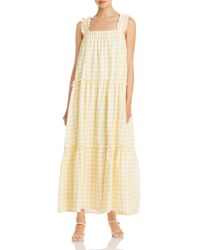 Charlie Holiday - Lottie Gingham Long Maxi Dress - Lyst