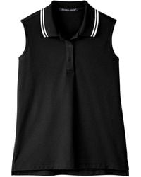 Devon & Jones - Crownlux Performanceplaited Tipped Sleeveless Polo - Lyst