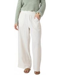 Dex - Coastal Escape Linen Wide Leg Pant - Lyst