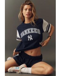 Mitchell & Ness - Mlb Crew-Neck Jersey Top - Lyst
