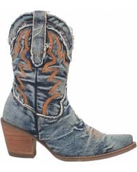 Dingo - Y'All Need Dolly 9" Denim Fashion Boot - Lyst