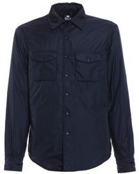 Aspesi - Padded Lightly Padded Nylon Shirt Jacket - Lyst