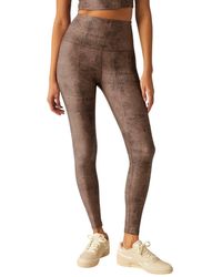 Beyond Yoga - Softmark High Waisted Midi Leggings - Lyst