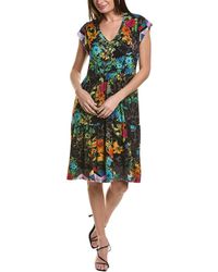 Johnny Was - Nero Sequence Tiered Midi Dress - Lyst