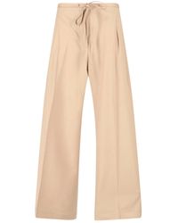 Rohe - Wide-Leg Virgin Wool Drawstring Trousers - Lyst