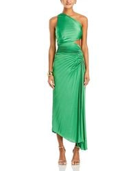A.L.C. - Dahlia One-Shoulder Pleated Maxi Dress - Lyst