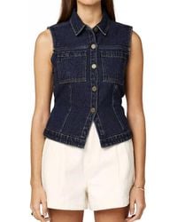 Cleobella - Denim Franka Vest - Lyst