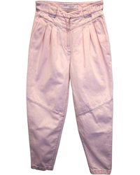 IRO - High-Waist Pleated Tapered Pants - Lyst