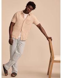 Lucky Brand - Linen Short Sleeve Button Up Shirt - Lyst