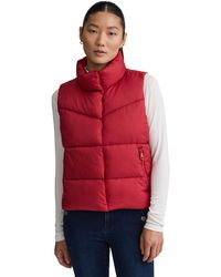 NVLT - Cire Crop Padded Puffer Vest - Lyst