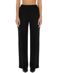 Aspesi - Relaxed-Fit High-Waisted Pants With Side Pockets - Lyst