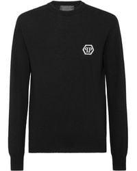 Philipp Plein - Pullover Round Neck Long-Sleeve Hexagon - Lyst
