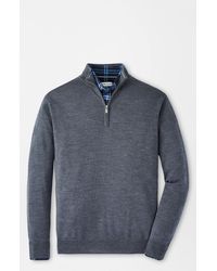 Peter Millar - Autumn Crest Quarter Zip Sweater - Lyst