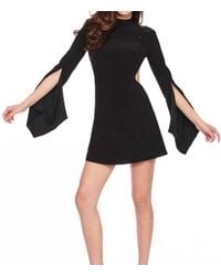 Rachel Allan - Open Back High Neck Cocktail Dress - Lyst