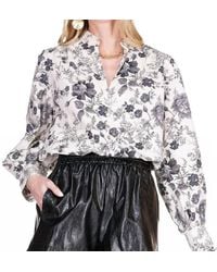 J joy - Front Split Buttons Top - Lyst
