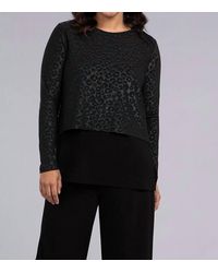 Sympli - Go To Cropped T 3/4 Sleeve Top - Lyst