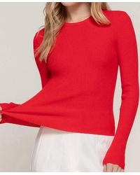 Active Basic - Ribbed Knit Long Sleeve Top - Lyst