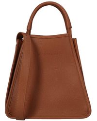 Longchamp - Le Foulonne Small Leather Handbag - Lyst