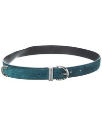 KHAITE - Suede Belt - Lyst
