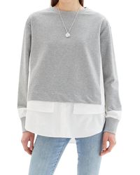 Chrldr - Melissa Mixed Media Sweatshirt - Lyst