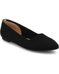 Journee Collection - Journee Minnah Knit Dress Flats - Lyst