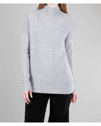 Kinross Cashmere - Textured Slouchy Funnel Sweater - Lyst